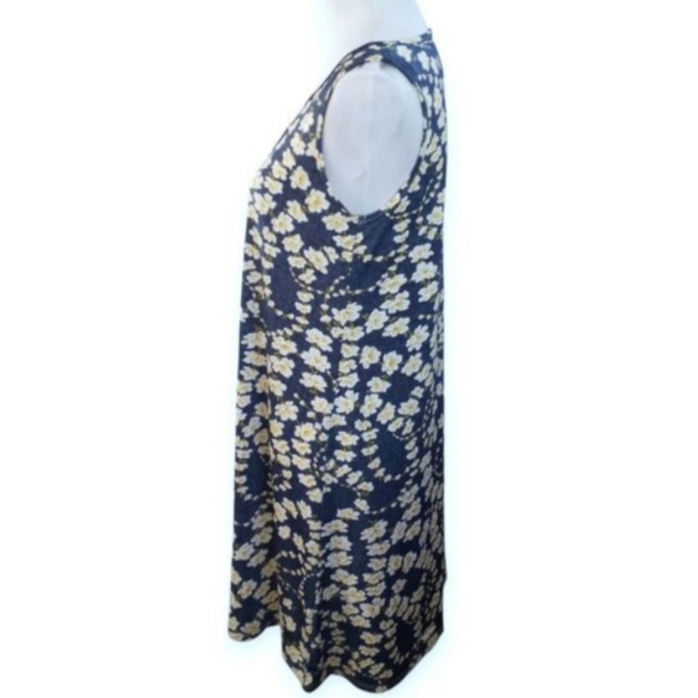 Espresso Blue and Yellow Floral Dress Sz.S EUC. - Picture 6 of 8